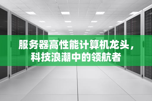 服务器高性能计算机龙头，科技浪潮中的领航者