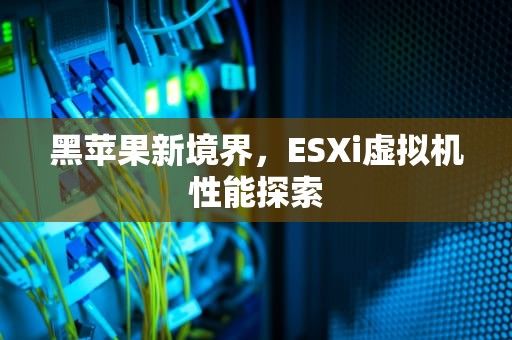 黑苹果新境界，ESXi虚拟机性能探索