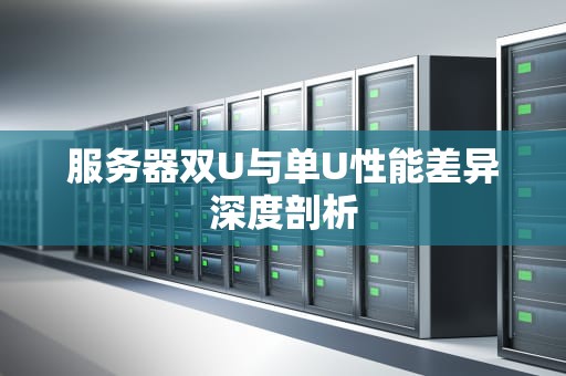 服务器双U与单U性能差异深度剖析