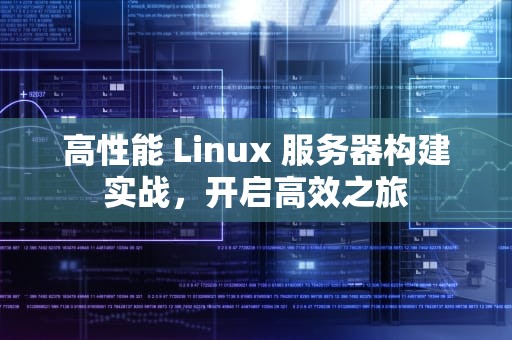 高性能 Linux 服务器构建实战，开启高效之旅