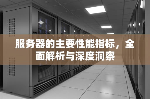 服务器的主要性能指标，全面解析与深度洞察