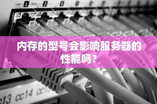 内存的型号会影响服务器的性能吗？