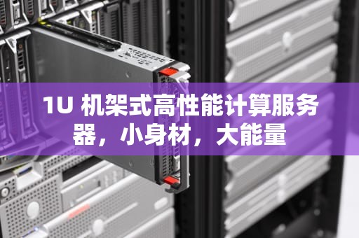 1U 机架式高性能计算服务器，小身材，大能量