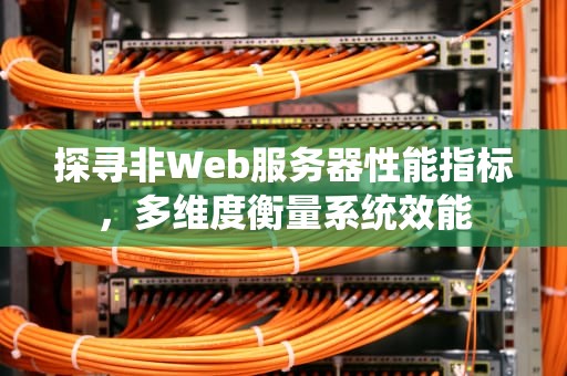 探寻非Web服务器性能指标，多维度衡量系统效能