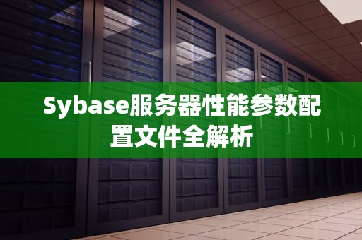 Sybase服务器性能参数配置文件全解析