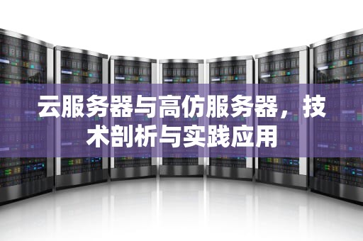 云服务器与高仿服务器，技术剖析与实践应用