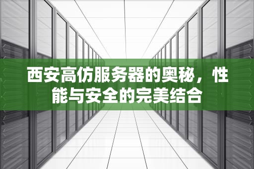 西安高仿服务器的奥秘，性能与安全的完美结合