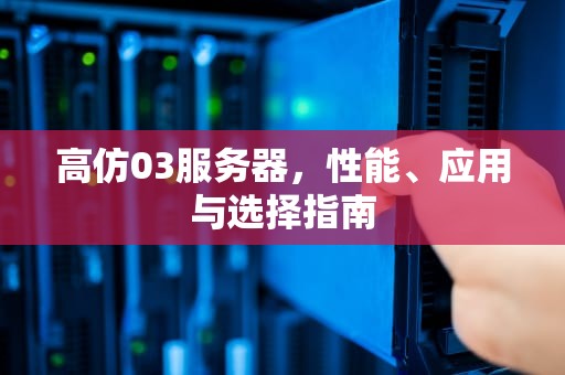 高仿03服务器，性能、应用与选择指南