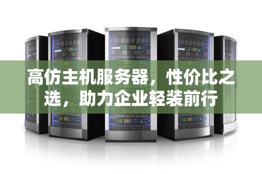 高仿主机服务器，性价比之选，助力企业轻装前行