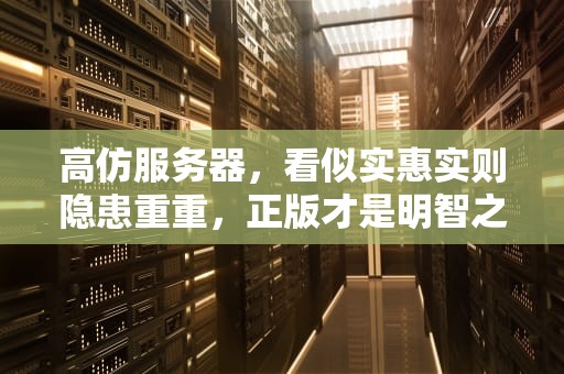 高仿服务器，看似实惠实则隐患重重，正版才是明智之选