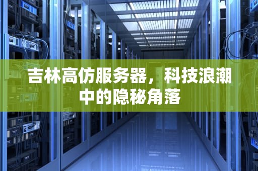 吉林高仿服务器，科技浪潮中的隐秘角落