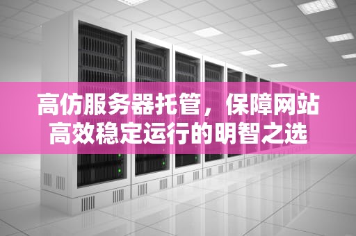 高仿服务器托管，保障网站高效稳定运行的明智之选