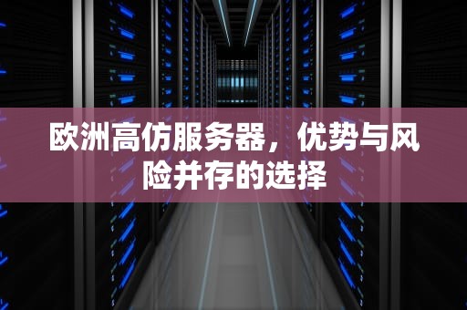 欧洲高仿服务器，优势与风险并存的选择