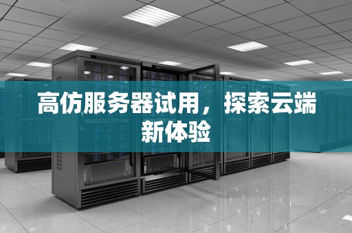 高仿服务器试用，探索云端新体验