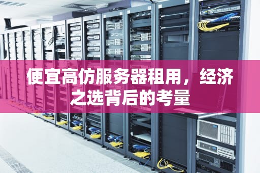 便宜高仿服务器租用，经济之选背后的考量