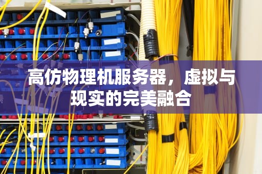 高仿物理机服务器，虚拟与现实的完美融合