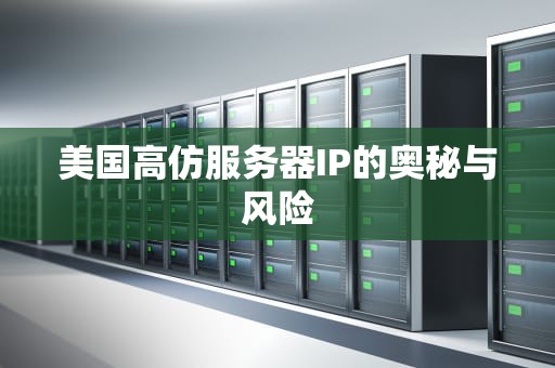 美国高仿服务器IP的奥秘与风险