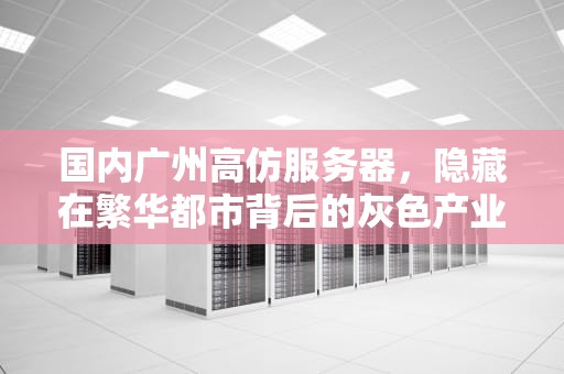 国内广州高仿服务器，隐藏在繁华都市背后的灰色产业