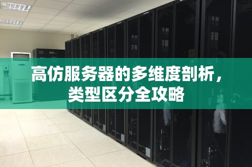 高仿服务器的多维度剖析，类型区分全攻略