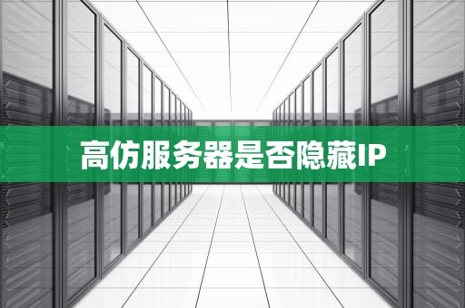 高仿服务器是否隐藏IP