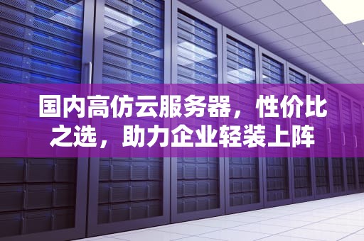 国内高仿云服务器，性价比之选，助力企业轻装上阵
