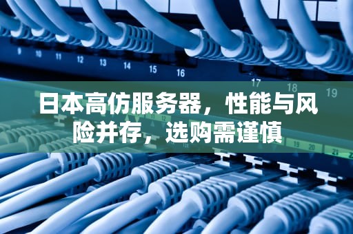 日本高仿服务器，性能与风险并存，选购需谨慎