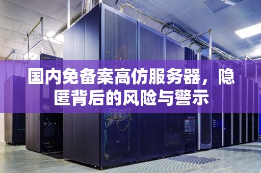 国内免备案高仿服务器，隐匿背后的风险与警示