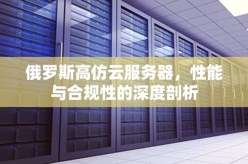 俄罗斯高仿云服务器，性能与合规性的深度剖析
