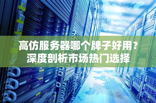 高仿服务器哪个牌子好用？深度剖析市场热门选择