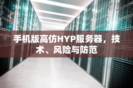 手机版高仿HYP服务器，技术、风险与防范
