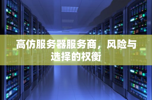 高仿服务器服务商，风险与选择的权衡