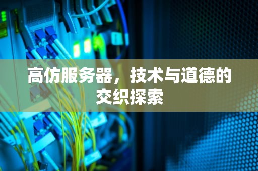 高仿服务器，技术与道德的交织探索