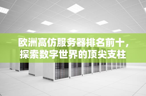 欧洲高仿服务器排名前十，探索数字世界的顶尖支柱