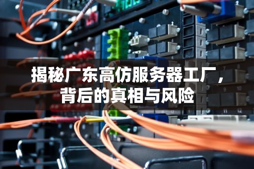 揭秘广东高仿服务器工厂，背后的真相与风险