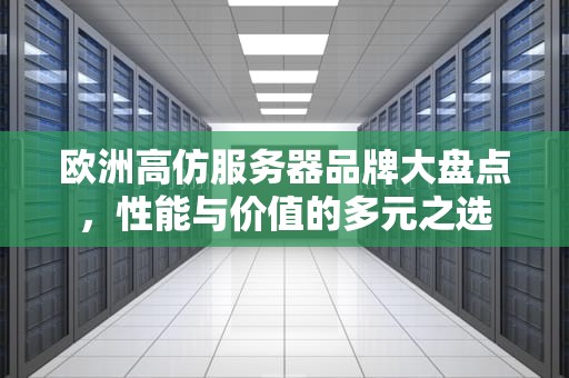 欧洲高仿服务器品牌大盘点，性能与价值的多元之选
