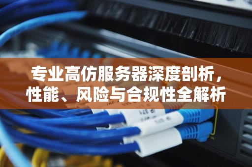 专业高仿服务器深度剖析，性能、风险与合规性全解析