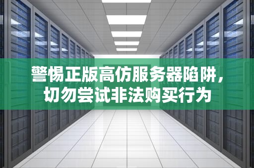 警惕正版高仿服务器陷阱，切勿尝试非法购买行为