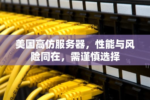 美国高仿服务器，性能与风险同在，需谨慎选择
