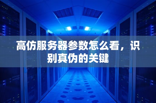 高仿服务器参数怎么看，识别真伪的关键