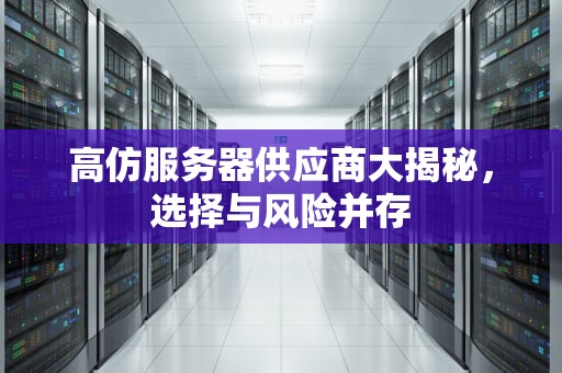 高仿服务器供应商大揭秘，选择与风险并存