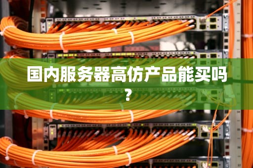 国内服务器高仿产品能买吗？