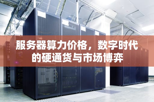 服务器算力价格，数字时代的硬通货与市场博弈