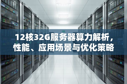 12核32G服务器算力解析，性能、应用场景与优化策略