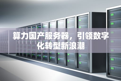 算力国产服务器，引领数字化转型新浪潮