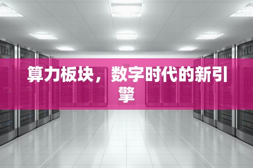 算力板块，数字时代的新引擎
