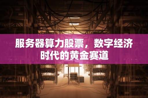 服务器算力股票，数字经济时代的黄金赛道
