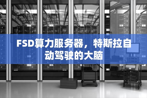 FSD算力服务器，特斯拉自动驾驶的大脑