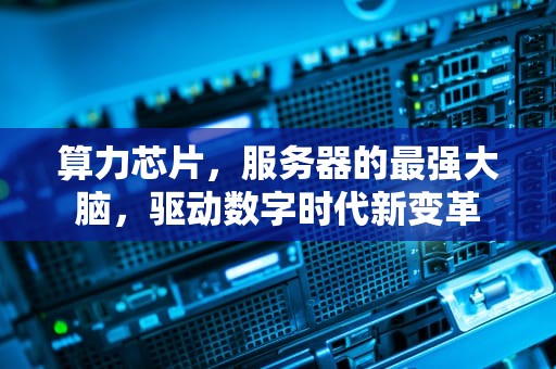 算力芯片，服务器的最强大脑，驱动数字时代新变革