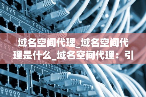 域名空间代理_域名空间代理是什么_域名空间代理：引领互联网新时代的关键力量