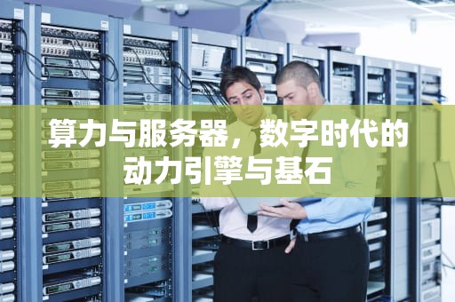 算力与服务器，数字时代的动力引擎与基石